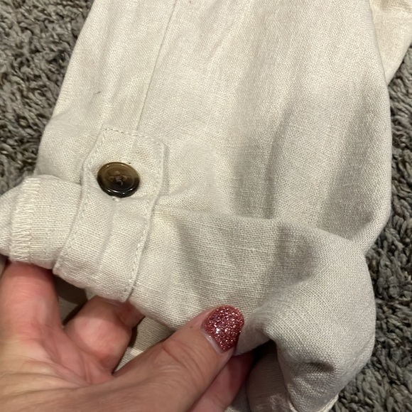 Boys linen type fabric long pants by GapKids size 6 regular - Picture 4 of 5